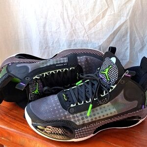 Air Jordan XXXIV GS Black Vapor Green 6.5Y